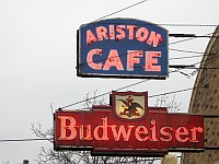 USA - Litchfield IL - Ariston Cafe Sign (10 Apr 2009)